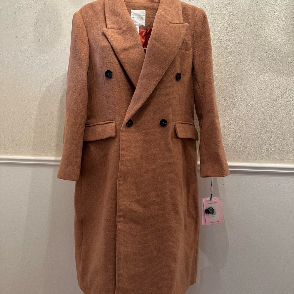 NWT Avec Les Fille double breasted coat - Picture 2 of 4